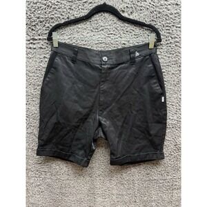 Monday Mid Rie Jason Chino Shorts 0212005 Black Mens Size‎ S